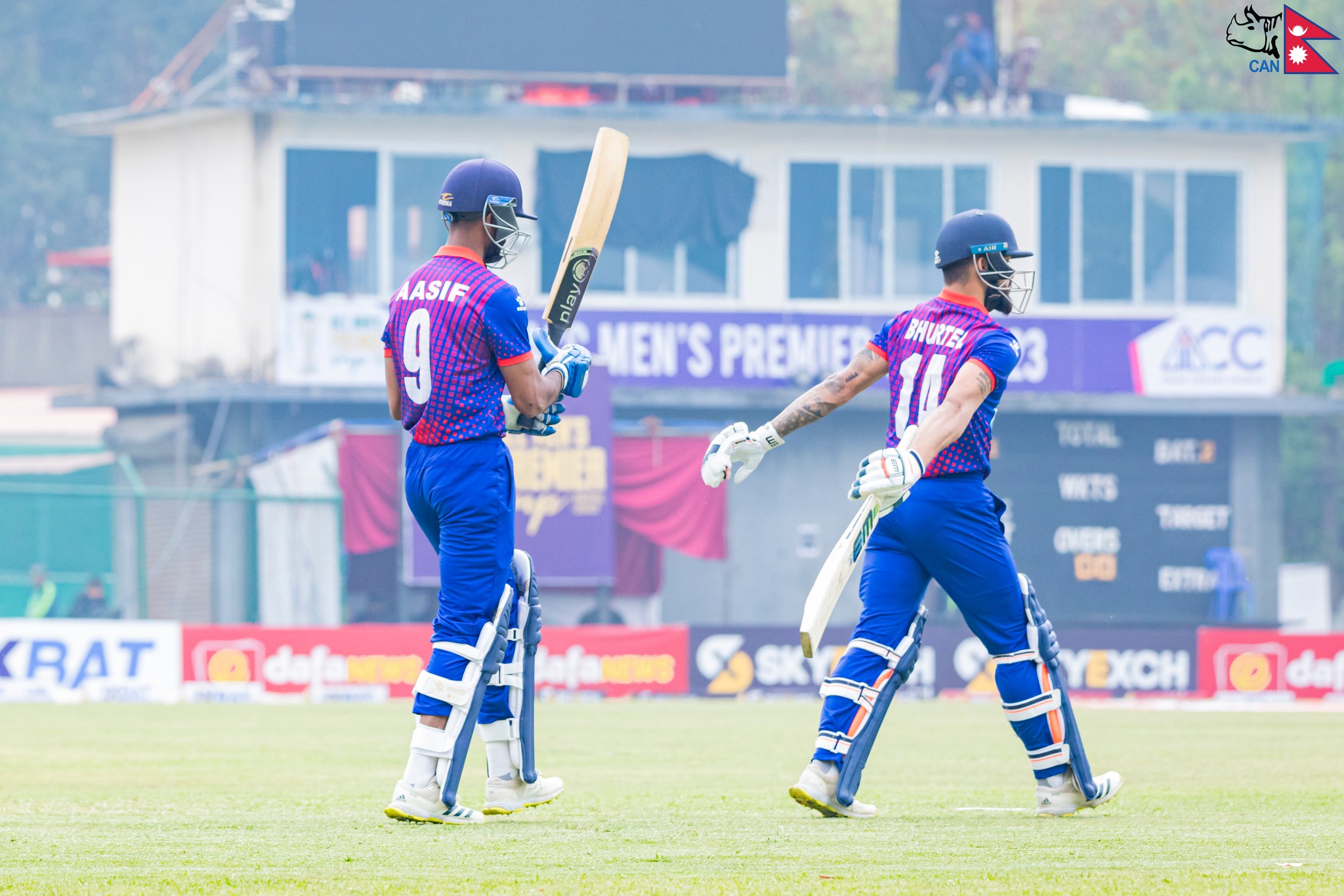 एसीसी प्रिमियर कप : ब्याटिङ गर्दै नेपाल